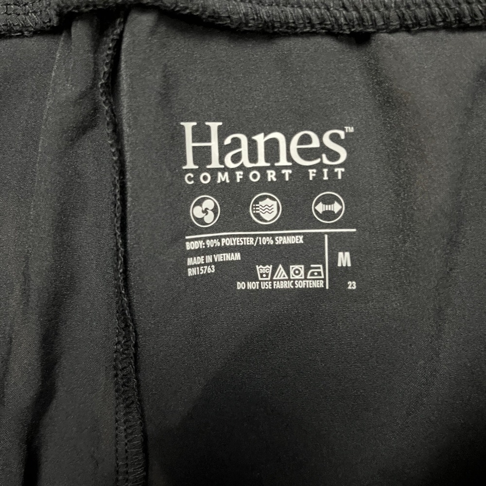 Hanes Scrub Pants Womens Medium Black Comfort Fit Jogger Cargo HSA101 Stretch - Picture 8 of 11